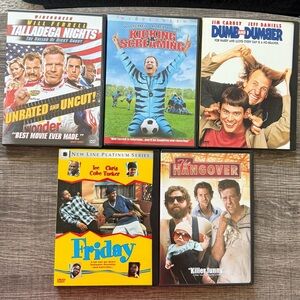 Bundle of 5 dvd movies